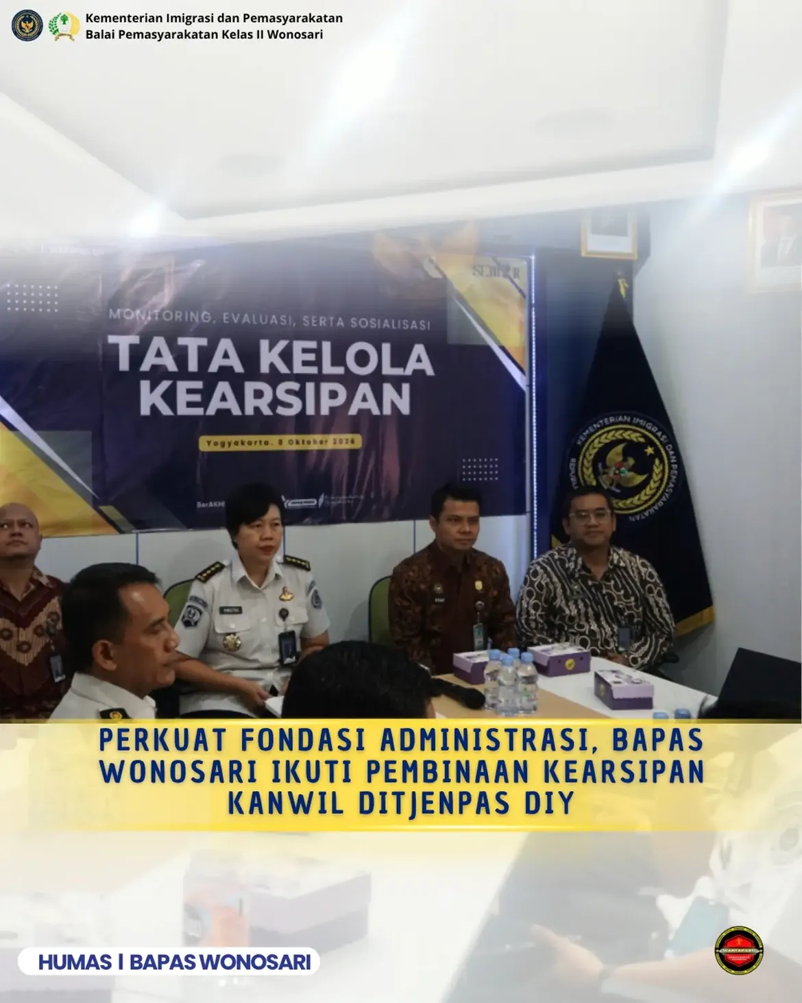 PEMBINAAN KEARSIPAN KANWIL DITJENPAS DIY